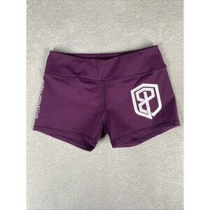 Born Primitive Double Take Booty Biker Gym Shorts Women's Medium Purple